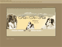 Tablet Screenshot of kotora-collies.com